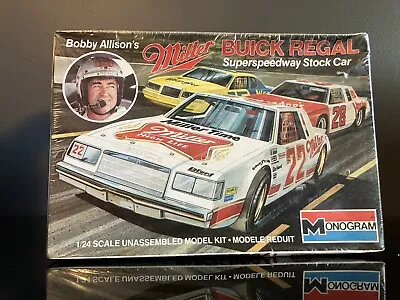 Original Issue Monogram Bobby Allison Miller NASCAR  1/25 Scale Sealed # 2298 • $15