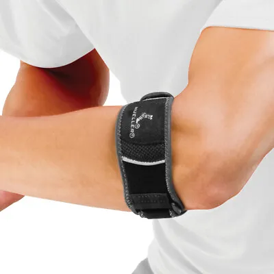 Mueller HG80 Premium Latex & Neoprene-Free Tennis Elbow Brace - L/XL -Black/Gray • $23.50