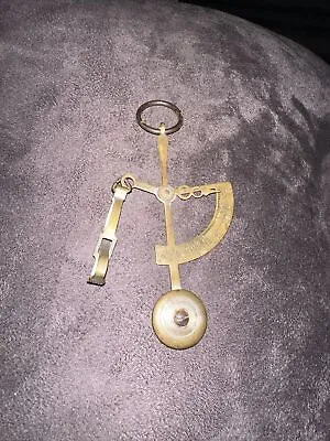 Vintage Hand Held Brass Letter Scale Weight • $30.83