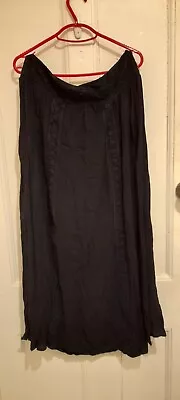 Ladies Black Gothic Pagan Skirt From George Size 16 • £1.50