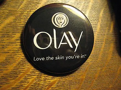 Oil Of Olay Love The Skin You're In Logo Advertisement Pocket Lipstick Mirror  • £19.27