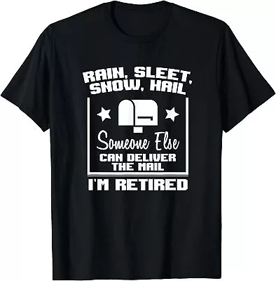 New Limited Funny Retired Postal Worker Mailman Retirement Gift T-Shirt • $22.55