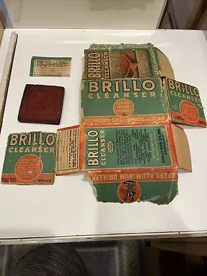 Vintage BRILLO Box & Cleanser Soap Bar • $4.99