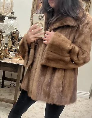 Genuine Jaffa Furs Belfast Mink Fur Coat • $123.32