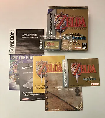 Legend Of Zelda: A Link To The Past & Four Swords Nintendo Game Boy Advance CIB • $79.99
