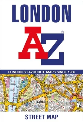 London A-Z Street Map By A-Z Maps  NEW Book • £5.33