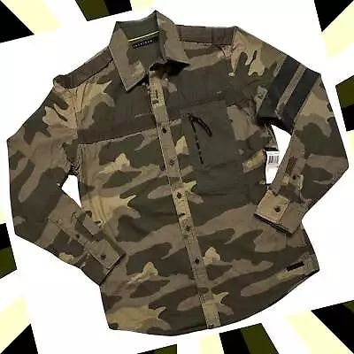 *<sean John>* Military Camouflage Dress Shirts (button Ups) • $59.12