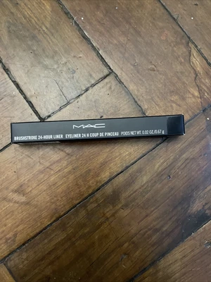 £14 • Buy Mac Brushstroke 24 Hour Eye-Liner Shade Brush Black Brand New & Boxed