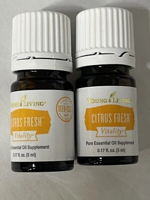 $9.49 • Buy 2 -Young Living Citrus Fresh Vitality Pure Essential Oil Blend 5ml - Half Bottle