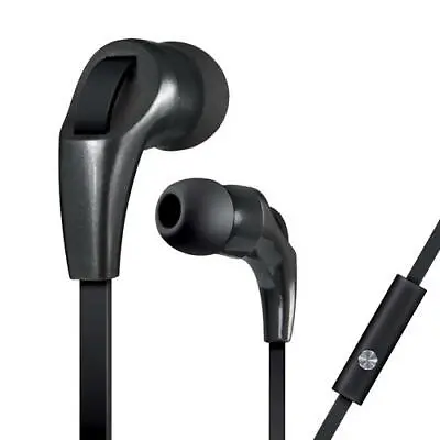 *** Merkury Innovations Elements METALLIC EARBUDS Black • $7.49