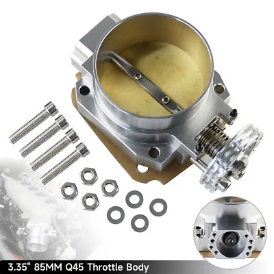 Throttle Body Q45 85MM For Nissan Skyline R33 R34 RB25DET RB26DET RB20DET Silver • $92.68