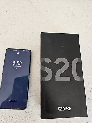 Samsung Galaxy S20 5G SM-G981B - 128GB - Cosmic Grey (Unlocked) • $71