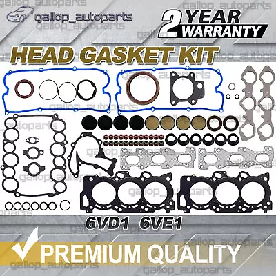 VRS Head Gasket Set Fit For Holden Rodeo Isuzu V6 3.5L 3.2L 24V 6VD1 6VE1 DOHC • $119