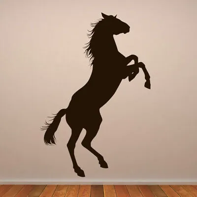 £12.99 • Buy Horse Jumping Rearing Wall Art Sticker Removable Vinyl Decal Girls (AS10095)
