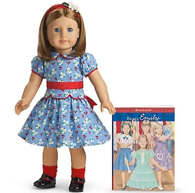 American Girl Emily Doll & Book NIB Molly's Friend Retired • $259.95