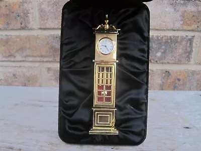 Bulova New Castle B0552 Miniature Grandfather Clock Box Paper • $28.75