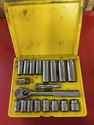 Mac Tools 3/8  Drive 19pc 6pt Metric Socket Set In Case • $249.99