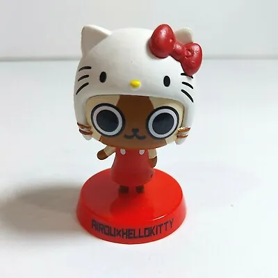 Monster Hunter Airou X Hello Kitty 2  Tan Palico Hello Kitty Bobblehead Figure • $25