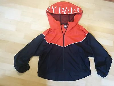 $39.95 • Buy Running Jacket Ivy Park OVERSIZED Logo Driver - Red Black - Size Medium