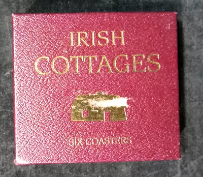 Set Of Six Irish Cottages Coasters Picture Press Made In Ireland 4  • $12