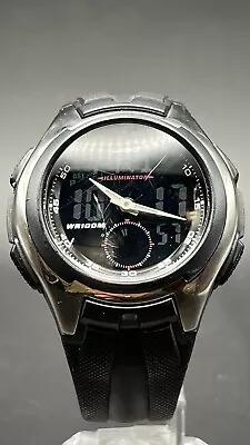 Vintage Casio Illuminator AQ-160 Multifunction Digital Analog Quartz Watch • $5