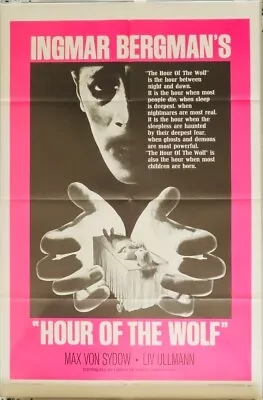 Hour Of The Wolf - One Sheet - 1968 - Ingmar Bergman • $179.99