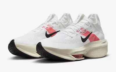 Nike Air Zoom Alphafly Next% 2 EK White/Red Mens US 8-12 Marathon Running Shoes✅ • $399.95