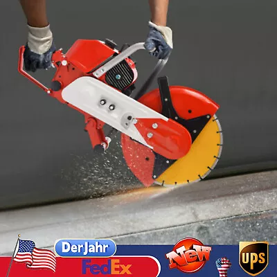 78.5cc 2-Stroke Gas Power Cement Masonry Cutting Concrete Cut Off Saw With Blade • $272.65