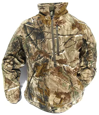 Cabela's Dimension Fleece 1/4 Zip WindShear Scent Hunting Pullover Jacket XL • $329