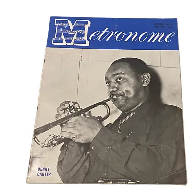Vintage Metronome Music Magazine September 1944 Benny Carter Jazz Looks Ahead VG • $92.99