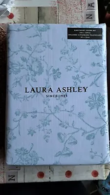 Brand New Laura Ashley Aria Eucalyptus King Size Duvet Cover Set • £57