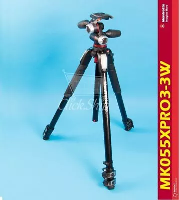 Manfrotto MT055XPRO3 Tripod With MHXPRO-3W 3-Way Pan/Tilt Head # MK055XPRO3-3W • £353.19