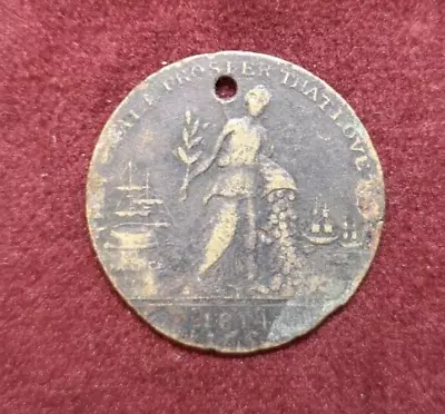 1814 Defeat Of Napoleon Medal / Medallion • £39