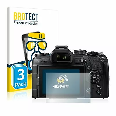 Olympus OM-D E-M1 Mark II 3 X BROTECT® AirGlass® Premium Glass Screen Protector • $72.19