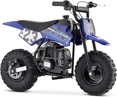 Blue 50Cc Kids Dirt Bike Kids Pit Bike 2-Stroke Gas Dirt Bike • $437.99