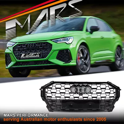 Gloss Black RS-Q3 Style Bumper Bar Grille Grill Bodykit  For AUDI Q3 F3 2019-21 • $599.99