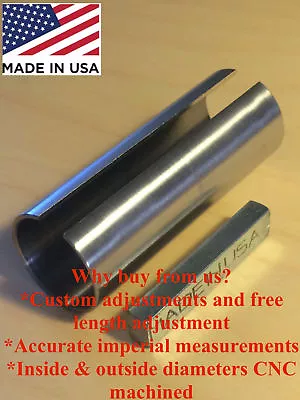 $13.99 • Buy 1  To 1 1/ 8 Inch 1/4  Key Gas Engine Pulley Crank Shaft Sleeve Adapter Predator