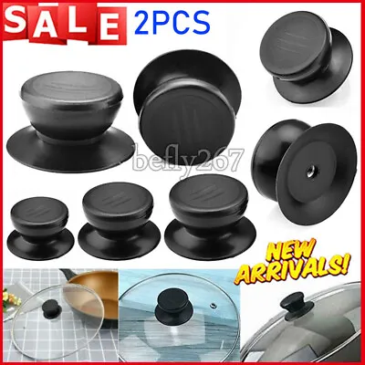 2Pcs Pan Lid Handle Replacement Cookware Pot Saucepan Hand Grip Knobs Kitchen • £3.22