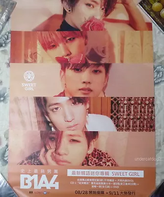 B1A4 Mini Album Vol.6 Sweet Girl 2015 Taiwan Promo Poster • $28.88