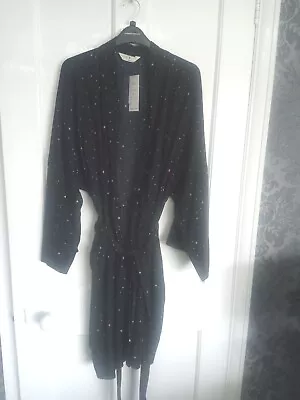 £12.50 • Buy M&S Kimono Sleeve Dressing Gown Size Large New With Tags