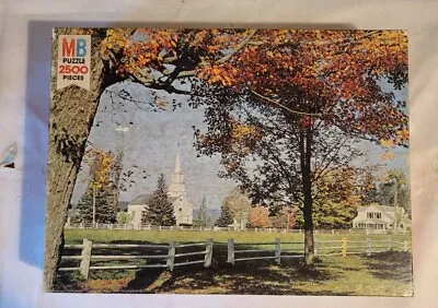 Milton Bradley Puzzle 2500 Pieces Grand Series #14  Craftsbury Common VT  • $19.99