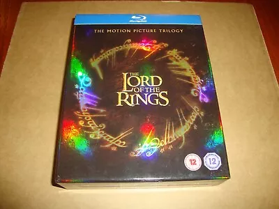 THE LORD OF THE RINGS : The Motion Picture Trilogy BLU RAY Box Set EBR5141 • £0.99