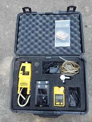 Mg140 Multi Gas Monitor Sp100 Industrial Scientific Portable W/ Case Nice See De • $70