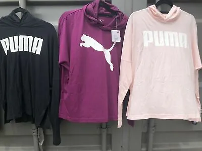 $16.99 • Buy Puma Ladies Hoodie Long Sleeve Lightweight Tshirt, Coverup