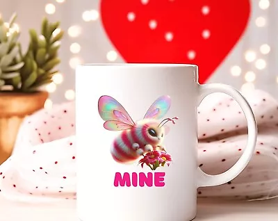 Valentines Day Coffee Mug Cute Valentines Mug Xoxo Coffee Mug Bee Mine Coffee Mu • $26.99