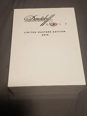 DAVIDOFF Golf Limited Masters Edition ⛳ 2015 Empty Lacquered Cigar Box  • $27.99