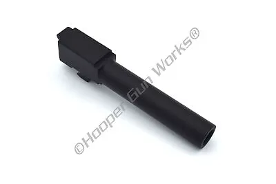 $59.97 • Buy HGW Match Grade Barrel For Glock 19 9mm Stock Length Cooper Target Crown Black