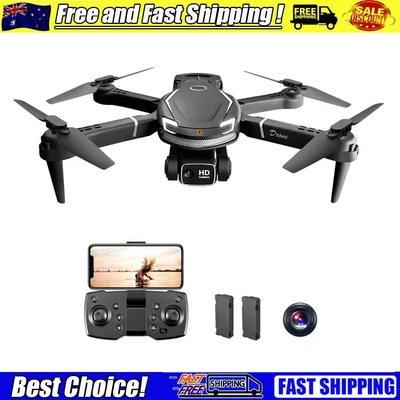 $44.76 • Buy RC Drone 150m Control Distance FPV Drones For Boys (2 Battery Black 1 Camera)