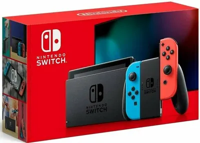 🔥NEW Nintendo Switch + Neon Joy Cons 32GB Gaming Console +FREE 2-Day Shipping🔥 • $268.88