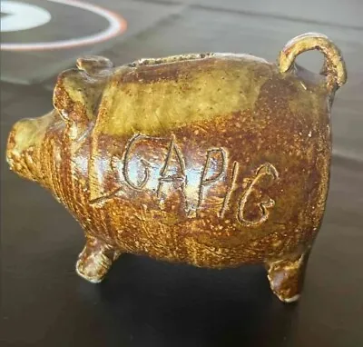 RARE Marie Rogers Pig Georgia Folk Art Pottery - Great Quality  • $425